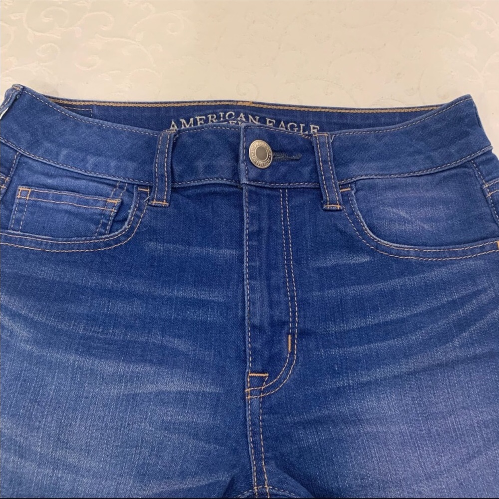 AEO Denim High Rise Shortie - Picture 6 of 6